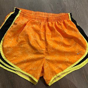 Orange, Yellow, Black Nike Dri-Fit Shorts